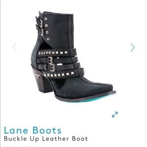 Lane Booties, Buckle Up Leather Boot
